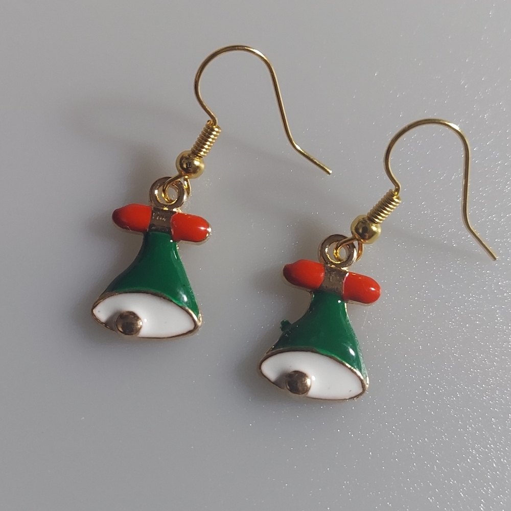 Christmas bell earrings